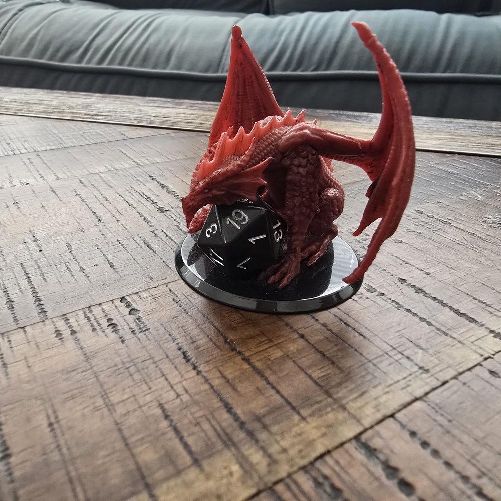 Red Dragon Dice Holder